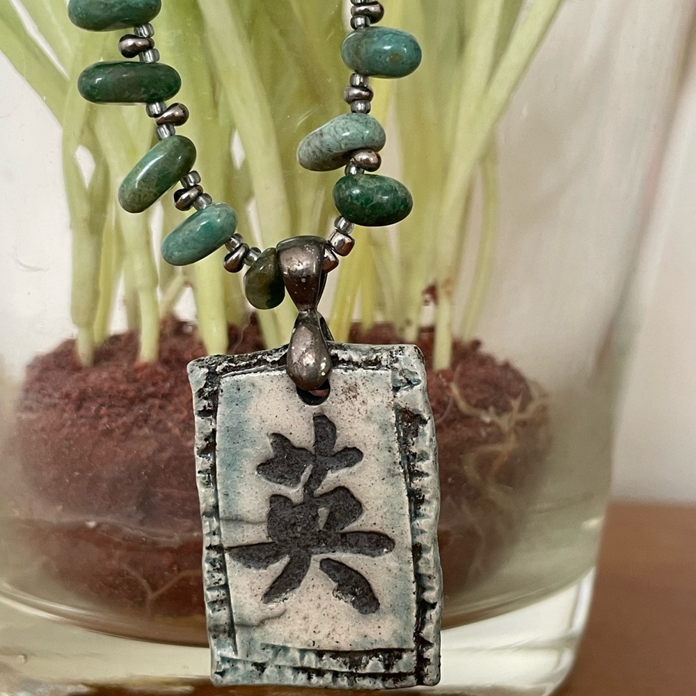 Handcrafted necklace "Brave"